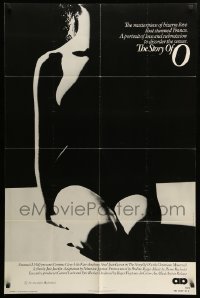 1t784 STORY OF O 1sh '76 Histoire d'O, Udo Kier, x-rated, sexy silhouette image!