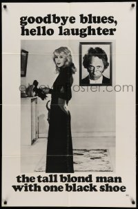 1t836 TALL BLOND MAN WITH ONE BLACK SHOE 1sh '73 Le Grand Blond aven une Chassure Noire