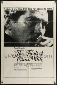 1t898 TRIALS OF OSCAR WILDE 1sh R81 Peter Finch in the title role, Yvonne Mitchell, James Mason