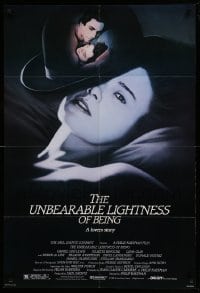 1t922 UNBEARABLE LIGHTNESS OF BEING 1sh '88 Daniel Day-Lewis, Juliette Binoche, sexy Lena Olin!