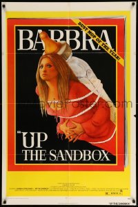1t935 UP THE SANDBOX 1sh '73 Time Magazine parody art of Barbra Streisand by Richard Amsel!