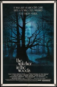 1t949 WATCHER IN THE WOODS 1sh R81 Disney, it was just game until a girl vanished for 30 years!