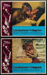 1w829 BEGUILED 2 LCs '71 Clint Eastwood & Geraldine Page, directed by Don Siegel!