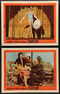 1w874 GYPSY 2 LCs '62 great images of Karl Malden, Rosalind Russell & Natalie Wood!