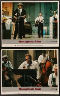 1w884 HONKYTONK MAN 2 LCs '82 great images of Clint Eastwood on stage and in recording studio!