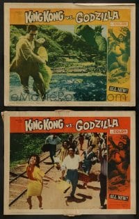 1w890 KING KONG VS. GODZILLA 2 LCs '63 Kingukongu tai Gojira, mightiest monsters of all time!