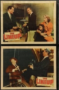 1w895 LINEUP 2 LCs '58 Don Siegel classic, Warner Anderson & Emile Meyer tracking drug smugglers!