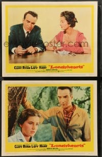 1w896 LONELYHEARTS 2 LCs '59 guilt-ridden Montgomery Clift, Myrna Loy, Dolores Hart!
