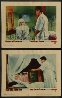 1w917 NUN'S STORY 2 LCs '59 religious missionary Audrey Hepburn, Fred Zinnemann!