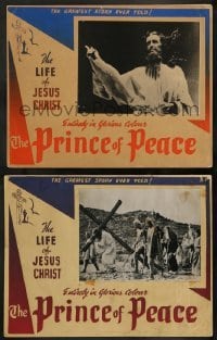 1w931 PRINCE OF PEACE 2 Canadian LCs '50s Kroger Babb, religious art, the life of Christ!