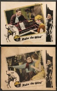1w943 RIDIN' THE WIND 2 LCs '25 great images of Fred Thomson, Silver King the Horse!
