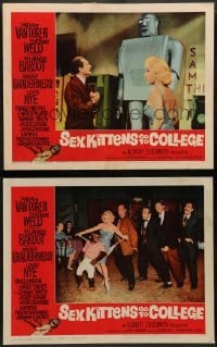 1w952 SEX KITTENS GO TO COLLEGE 2 LCs '60 cool images of sexy Mamie Van Doren, chimp and robot!