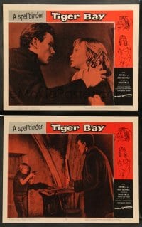 1w972 TIGER BAY 2 LCs '60 Horst Buchholz, Pollyanna's sensation Hayley Mills!
