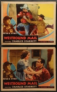 1w986 WESTBOUND MAIL 2 LCs '37 pretty Rosalind Keith helps Charles Starrett & wins his heart!