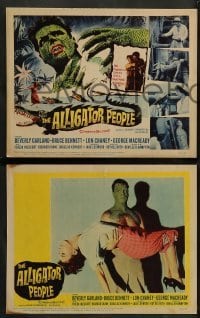 1w031 ALLIGATOR PEOPLE 8 LCs '59 Lon Chaney, Beverly Garland's honeymoon turned into a nightmare!
