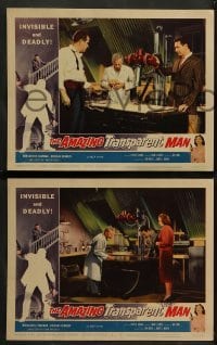 1w034 AMAZING TRANSPARENT MAN 8 LCs '59 Edgar Ulmer, Douglas Kennedy, Marguerite Chapman!