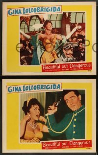 1w577 BEAUTIFUL BUT DANGEROUS 5 LCs '57 great images of super sexy Gina Lollobrigida!