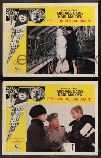 1w625 BILLION DOLLAR BRAIN 4 LCs '67 Michael Caine, Karl Malden, directed by Ken Russell!