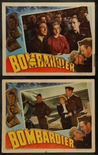 1w719 BOMBARDIER 3 LCs '43 Anne Shirley with Pat O'Brien & Randolph Scott!