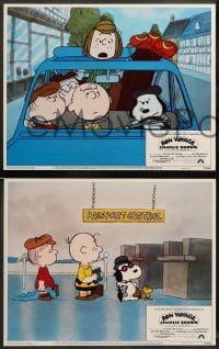 1w492 BON VOYAGE CHARLIE BROWN 7 LCs '80 Charles M. Schulz, Snoopy & the Peanuts Gang!
