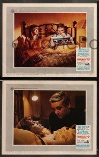 1w139 FAHRENHEIT 451 8 LCs '67 Francois Truffaut, Ray Bradbury, Oskar Werner sci-fi classic!