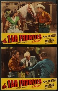 1w735 FAR FRONTIER 3 LCs '48 Roy Rogers helps patrol the United States/Mexico border!