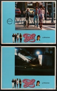 1w158 FOXES 8 LCs '80 Jodie Foster, Cherie Currie, Marilyn Kagen + super young Scott Baio!