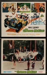 1w646 GNOME-MOBILE 4 LCs '67 Walt Disney fantasy, art of Walter Brennan & lots of little people!