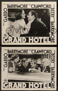 1w648 GRAND HOTEL 4 LCs R50s Garbo, John & Lionel Barrymore, Crawford, Beery, different!