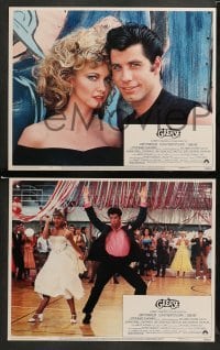 1w175 GREASE 8 LCs '78 John Travolta & Olivia Newton-John in a most classic musical!
