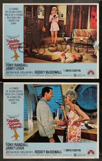 1w191 HELLO DOWN THERE 8 LCs '69 Tony Randall & Janet Leigh wacky ocean sci-fi rock & roll comedy!