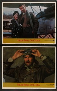 1w192 HIGH ROAD TO CHINA 8 LCs '83 images of aviator Tom Selleck & Bess Armstrong!