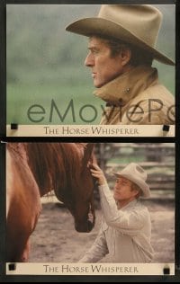 1w016 HORSE WHISPERER 9 LCs '98 star & director Robert Redford, Sam Neill, Johansson!