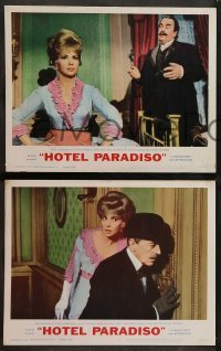 1w197 HOTEL PARADISO 8 LCs '66 Alec Guinness, Gina Lollobrigida, Robert Morley, English comedy!