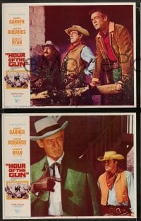 1w654 HOUR OF THE GUN 4 LCs '67 James Garner as Wyatt Earp, Robert Ryan, John Sturges directed!