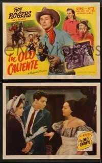 1w655 IN OLD CALIENTE 4 LCs R48 western cowboy Roy Rogers, Gabby Hayes, Katherine DeMille!