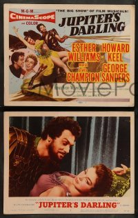 1w230 JUPITER'S DARLING 8 LCs '55 sexy Esther Williams, Howard Keel, Marge & Gower Champion