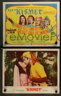 1w236 KISMET 8 LCs '56 Howard Keel & a harem of beautiful girls, sexy Dolores Gray