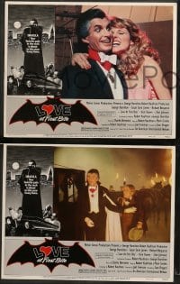1w258 LOVE AT FIRST BITE 8 LCs '79 AIP, wacky vampire images of George Hamilton as Dracula!