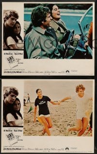 1w259 LOVE STORY 8 LCs '70 Ali MacGraw & Ryan O'Neal, directed by Arthur Hiller!