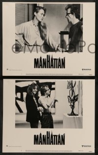1w759 MANHATTAN 3 LCs '79 classic Woody Allen & Diane Keaton, Meryl Streep!