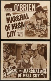 1w265 MARSHAL OF MESA CITY 8 LCs R49 western cowboy George O'Brien & pretty Virginia Vale!