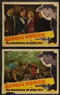 1w760 MARSHAL OF MESA CITY 3 LCs '39 western cowboy George O'Brien & pretty Virginia Vale!