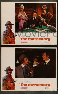 1w275 MERCENARY 8 LCs '69 Il Mercenario, cool images of gunslingers Jack Palance & Franco Nero!
