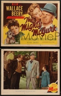 1w278 MIGHTY McGURK 8 LCs '46 boxer Wallace Beery w/Dean Stockwell, Cameron Mitchell!