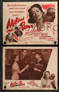 1w279 MILDRED PIERCE 8 LCs R56 Joan Crawford is the woman most men want, but shouldn't have!