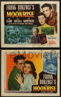 1w288 MOONRISE 8 LCs '48 pretty Gail Russell, Dane Clark, Ethel Barrymore, Frank Borzage film noir!