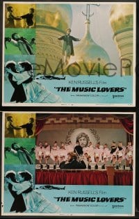 1w293 MUSIC LOVERS 8 LCs '71 Richard Chamberlain & Glenda Jackson, directed by Ken Russell!