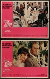 1w295 MY FAIR LADY 8 LCs R69 great images of pretty Audrey Hepburn & Rex Harrison!