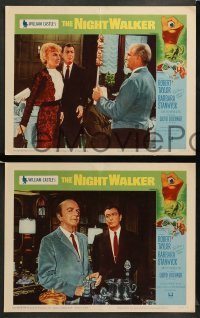 1w307 NIGHT WALKER 8 LCs '65 William Castle directed horror, Robert Taylor, Barbara Stanwyck!